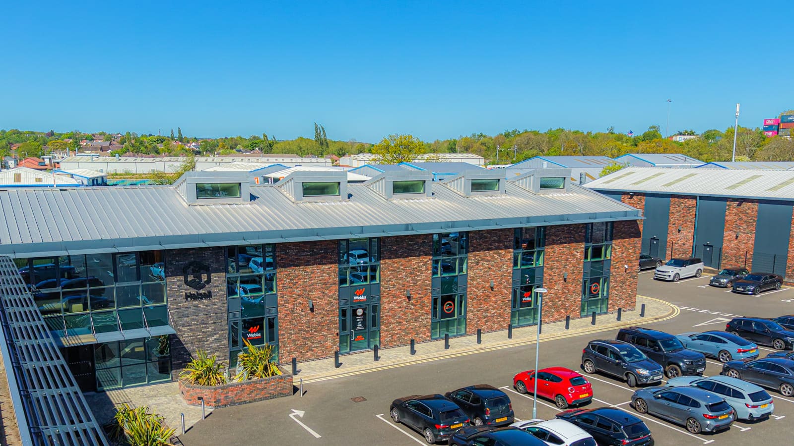 Webbs head office at the Graduation Centre, Progress Drive, Cannock